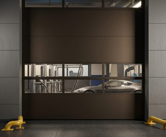 Панорамные ворота AluTherm в Сочи